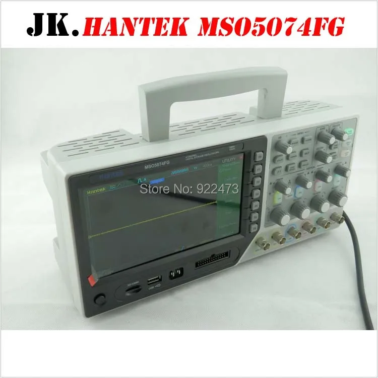 

H093 Hantek MSO5074FG 4 Channel Oscilloscope 8 Channel Logic Analyzer 25MHz Arb.Waveform Generator 1Gsa/s 70MHz 1MRecord Length