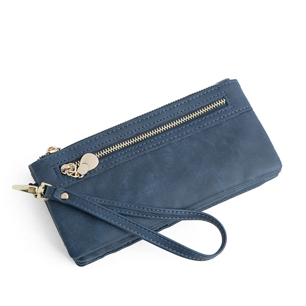 High Capacity Fashion Women Wallets Long Dull Polish PU Leather Wallet Female Double Zipper Clutch Coin Purse Ladies Wristlet
High Capacity Fashion Women Wallets Long Dull Polish PU Leather Wallet Female Double Zipper Clutch Coin Purse Ladies Wristlet