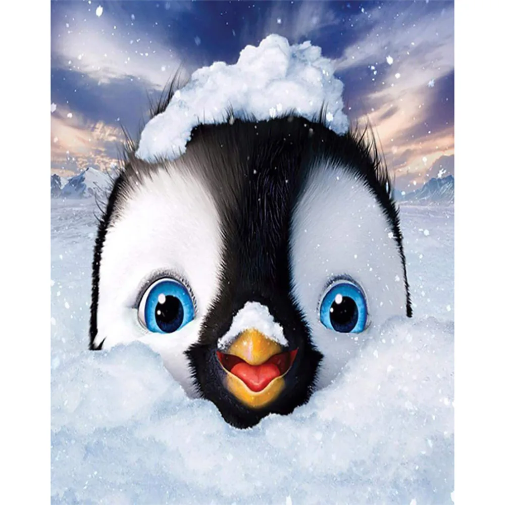 DIY 5D Full Diamond Painting Cross Stitch penguin Diamond Embroidery Needlework Patterns Rhinestone kits
DIY 5D Full Diamond Painting Cross Stitch penguin Diamond Embroidery Needlework Patterns Rhinestone kits