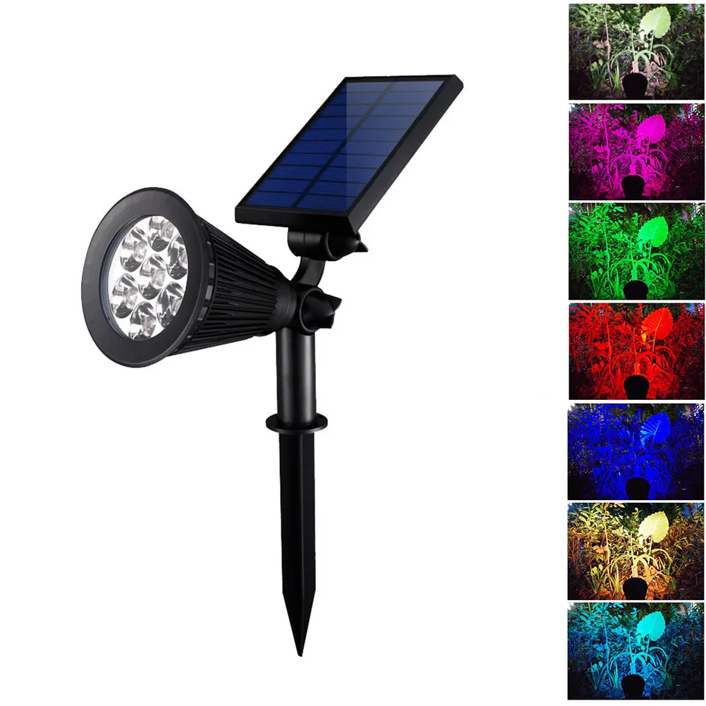 7 LED Solar Lamp Projector Color Change Wireless Waterproof Light Adjustable Spot for Outdoor Garden QP2
7 LED Solar Lamp Projector Color Change Wireless Waterproof Light Adjustable Spot for Outdoor Garden QP2