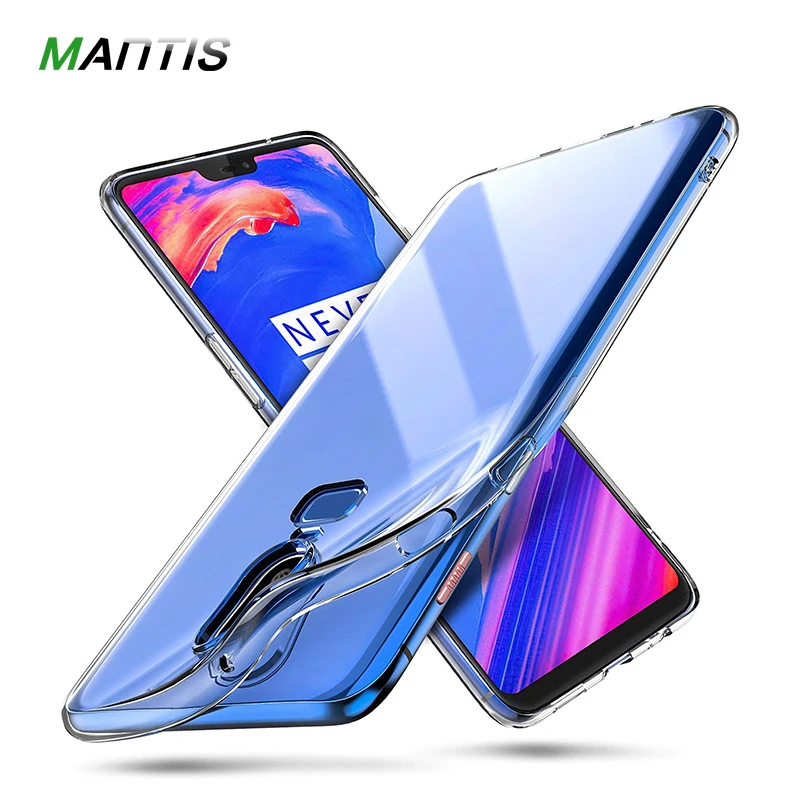 Богомол мягкий чехол для телефона Oneplus 6 T ТПУ задняя крышка 5 лет 3 силиконовый