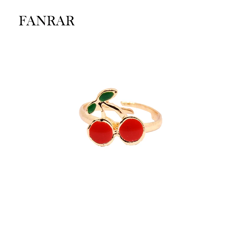 Fanrar Minimalism Cute Red Cherry Gold Color Rings for Girl Kids Baby Enamel Rings Enamel Jewelry Party Gift Adjustable Dropship
Fanrar Minimalism Cute Red Cherry Gold Color Rings for Girl Kids Baby Enamel Rings Enamel Jewelry Party Gift Adjustable Dropship