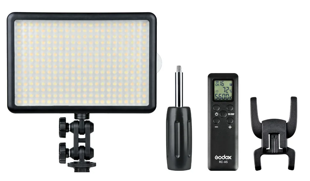 Godox LED308C 308PCS LED Ultra High Power Dimmable Video Light with Built-in LCD Panel 16CH Wireless Remote Control
Godox LED308C 308PCS LED Ultra High Power Dimmable Video Light with Built-in LCD Panel 16CH Wireless Remote Control