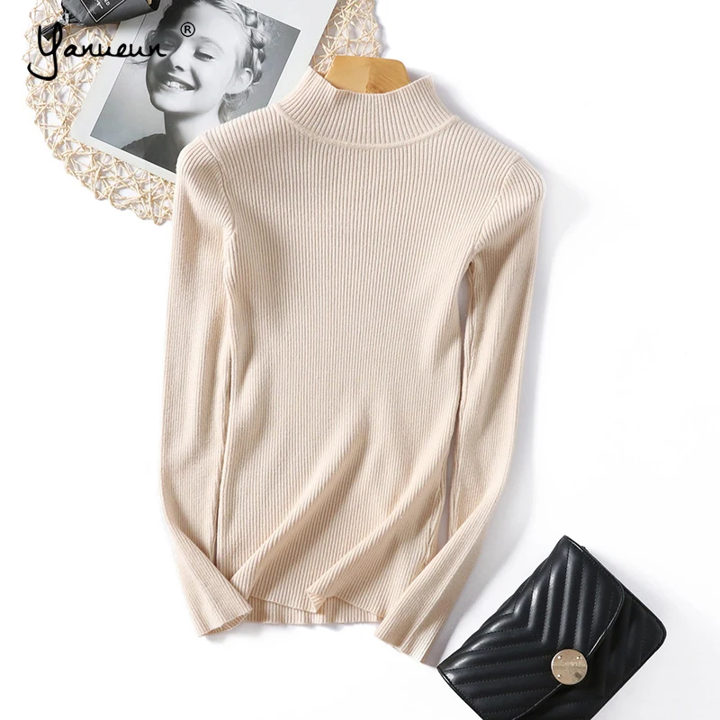 Yanueun Women Solid Knitted Turtleneck Sweater And Pullover Autumn Winter Slim Basic Soft Tops Womens Clothing
Yanueun Women Solid Knitted Turtleneck Sweater And Pullover Autumn Winter Slim Basic Soft Tops Womens Clothing