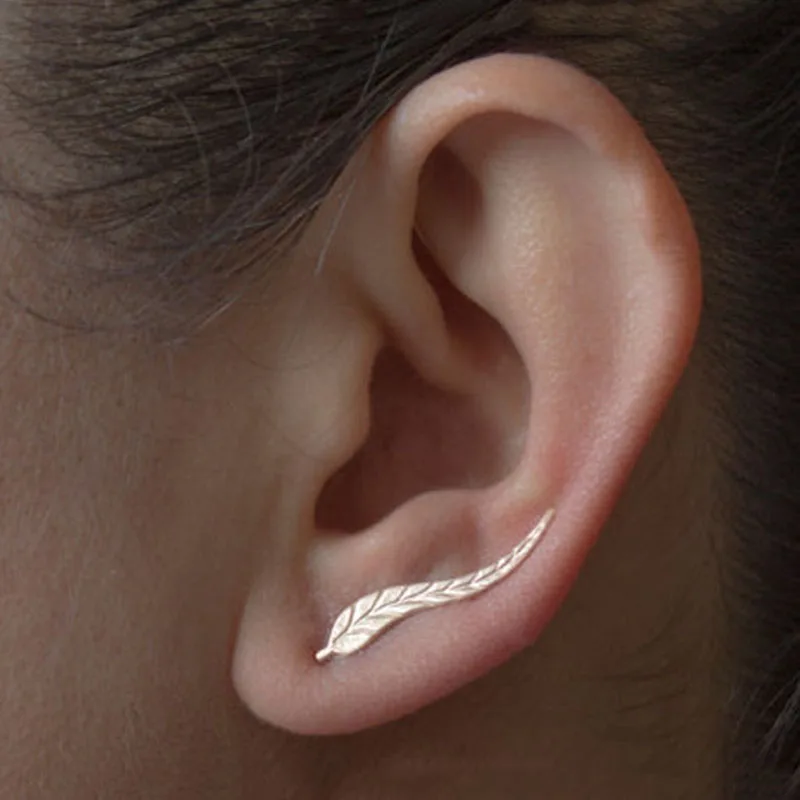 New Fashion Ear Wrap Earrings Silver Gold Ear Climber Ear Clip Cuffs Leafs Earrings Jewelry For Women Wing Ear Clips Earring
New Fashion Ear Wrap Earrings Silver Gold Ear Climber Ear Clip Cuffs Leafs Earrings Jewelry For Women Wing Ear Clips Earring