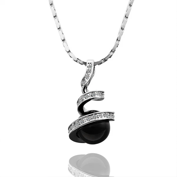 2017 Women Gold-Color Black Pearls Pendant Necklace Link Chain Jewelry Pendulum Bijouterie Bijoux Floating Locket Ball N423
2017 Women Gold-Color Black Pearls Pendant Necklace Link Chain Jewelry Pendulum Bijouterie Bijoux Floating Locket Ball N423