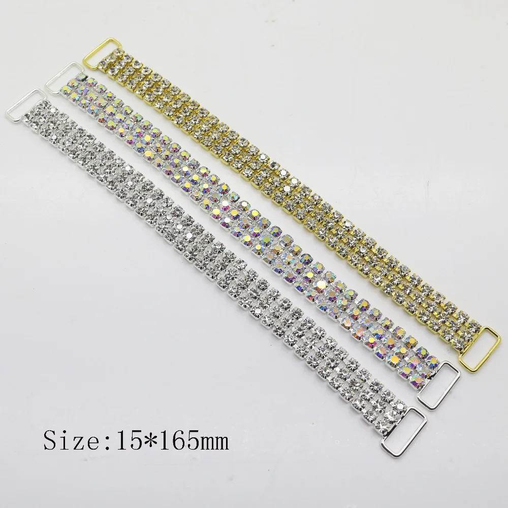 Hot sale 1PC shiny 3 rows Rhinestone bikini connectors buckle/clothing decoration buckle beachwear clear crystal connector
Hot sale 1PC shiny 3 rows Rhinestone bikini connectors buckle/clothing decoration buckle beachwear clear crystal connector