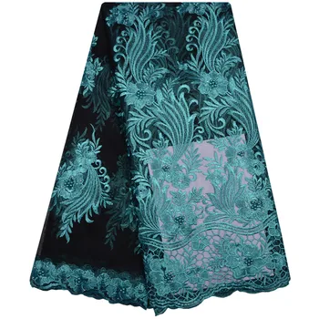 Black + Green Embroidery French Tulle Net Lace Dress With Stones For Party & Wedding Newest French Lace For Wedding Dress 1184B
Black + Green Embroidery French Tulle Net Lace Dress With Stones For Party & Wedding Newest French Lace For Wedding Dress 1184B