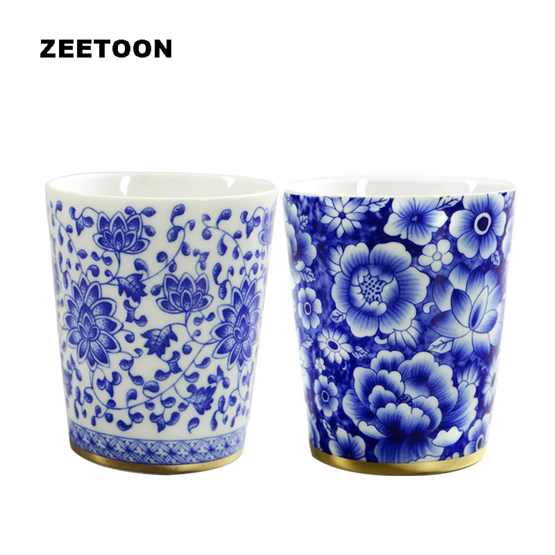 160ml Chinese Style Teacup Ceramic Blue and White Porcelain Cup Office Master Water Cups Drinkware Coffee Milk Mug Teaware Craft
160ml Chinese Style Teacup Ceramic Blue and White Porcelain Cup Office Master Water Cups Drinkware Coffee Milk Mug Teaware Craft