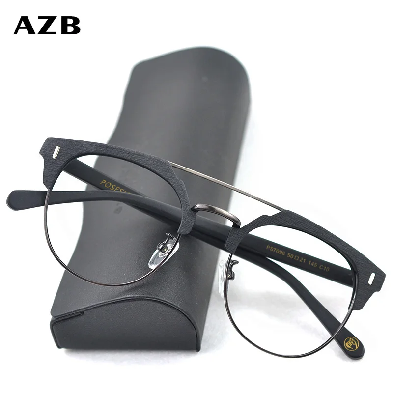 AZB Vintage Glasses Frame Men Wood Myopia Eye Glass Prescription Eyeglasses diopters Optical Frames Eyewear spectacles
AZB Vintage Glasses Frame Men Wood Myopia Eye Glass Prescription Eyeglasses diopters Optical Frames Eyewear spectacles