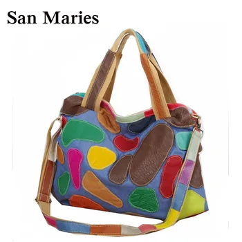 Luxury Handbag Patchwork Tote Jean+Cow Leather Hobo Ladies Shoulder Bag Women Messenger Bags
Luxury Handbag Patchwork Tote Jean+Cow Leather Hobo Ladies Shoulder Bag Women Messenger Bags