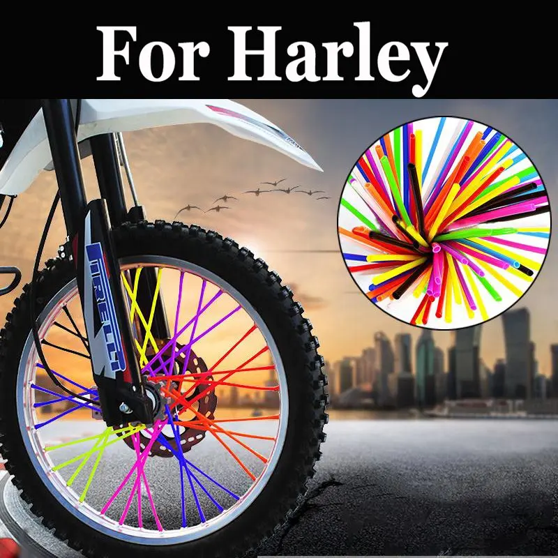 36 Pcs Motorcycle Dirt Bike Wheel Rim Spoke Skins For Harley Xl 1200 1200c 1200s 50 53c 883 883c 883r 1200r | Автомобили и