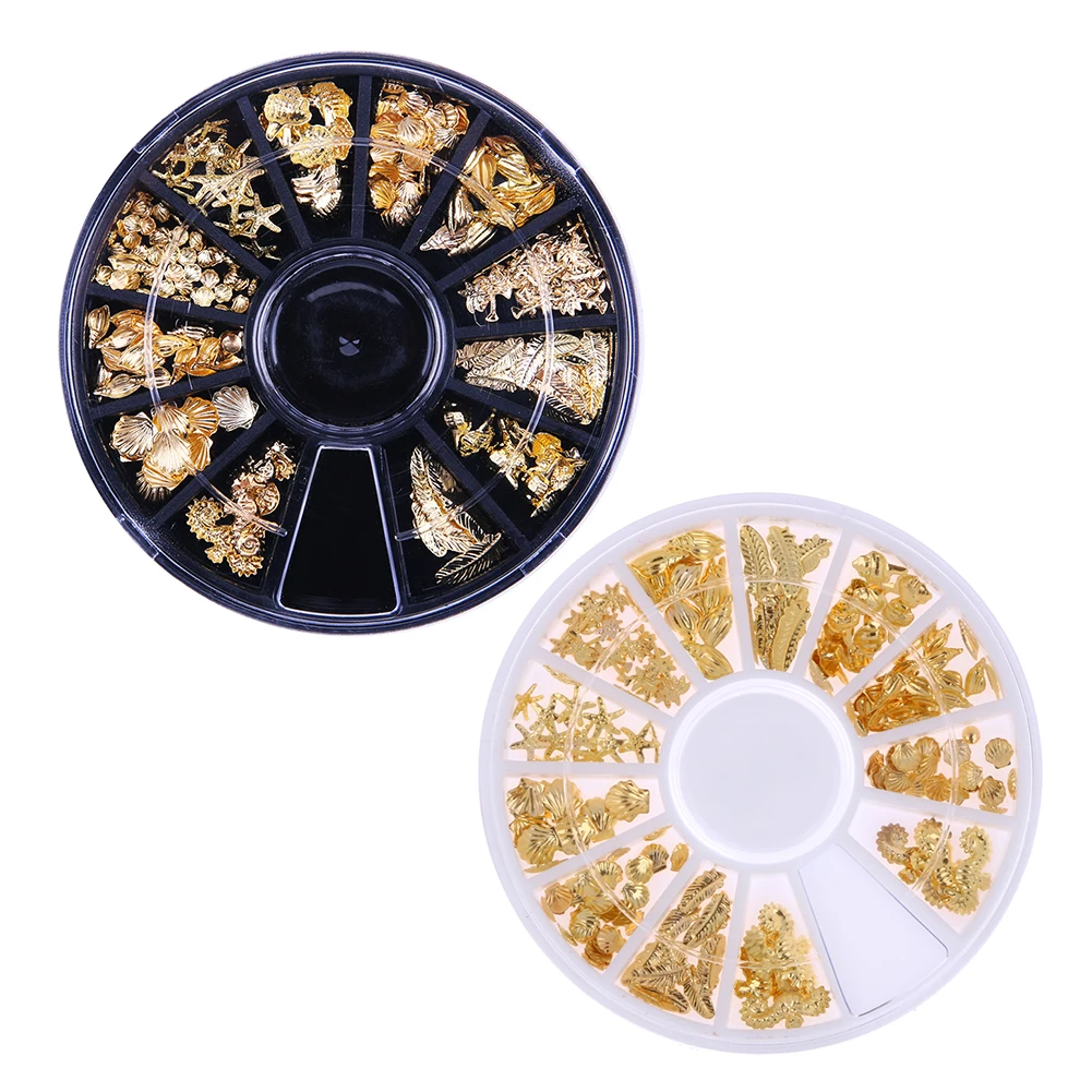 2 Boxes Nail Art Ocean Animal Metal 3D Studs Bead Set Gel Polish Tips Sea Starfish Shells Hippocampal Slice Flakes Sticker Decal
2 Boxes Nail Art Ocean Animal Metal 3D Studs Bead Set Gel Polish Tips Sea Starfish Shells Hippocampal Slice Flakes Sticker Decal