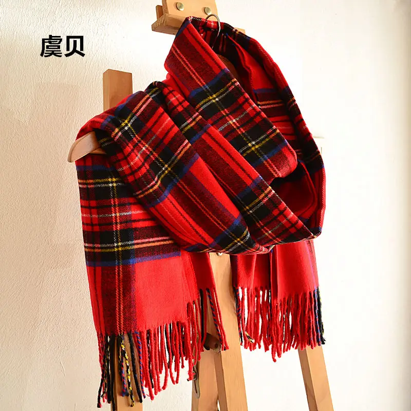 Faux cashmere shawl winter red plaid blanket tassel scarf cape warm pashmina unisex acrylic scarves men or women christmas gifts
Faux cashmere shawl winter red plaid blanket tassel scarf cape warm pashmina unisex acrylic scarves men or women christmas gifts