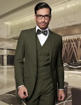 Handsome Army Green Groom Tuxedos Blazer Groomsmen Men's Prom Cothing Business Suits (Jacket+Pants+Vest+ Tie) NO:257
Handsome Army Green Groom Tuxedos Blazer Groomsmen Men's Prom Cothing Business Suits (Jacket+Pants+Vest+ Tie) NO:257