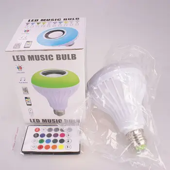 LED Light Music Bulb Changing Colors WIFI 4.0 Bluetooth Wireless Control Stereo Audio Smart Speaker Mini Amplifier
LED Light Music Bulb Changing Colors WIFI 4.0 Bluetooth Wireless Control Stereo Audio Smart Speaker Mini Amplifier