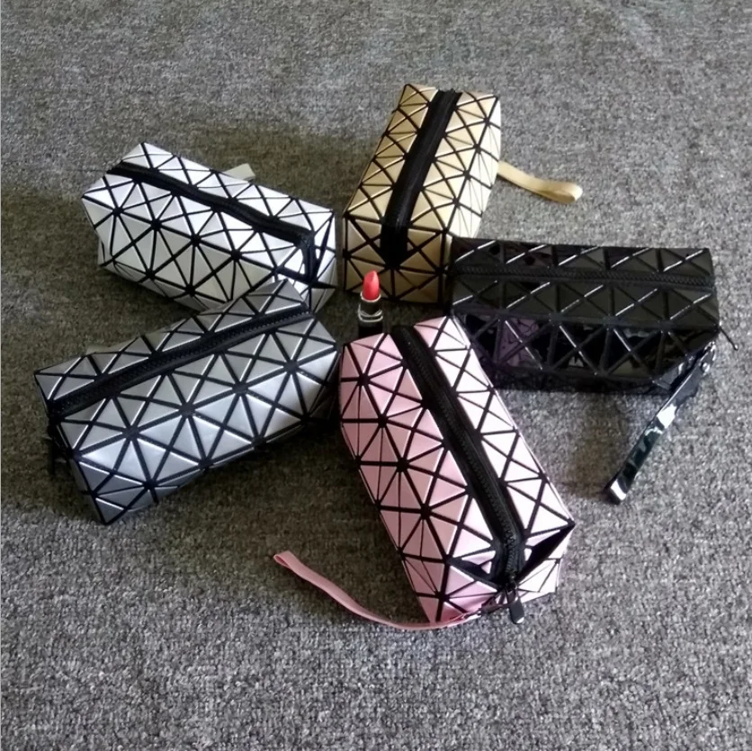 New Fashion Brand Pvc Makeup Bag Geometric Folding Stone Women Travel Cosmetic Bag Organizer Makeup Case Clutch 11 Colors
New Fashion Brand Pvc Makeup Bag Geometric Folding Stone Women Travel Cosmetic Bag Organizer Makeup Case Clutch 11 Colors