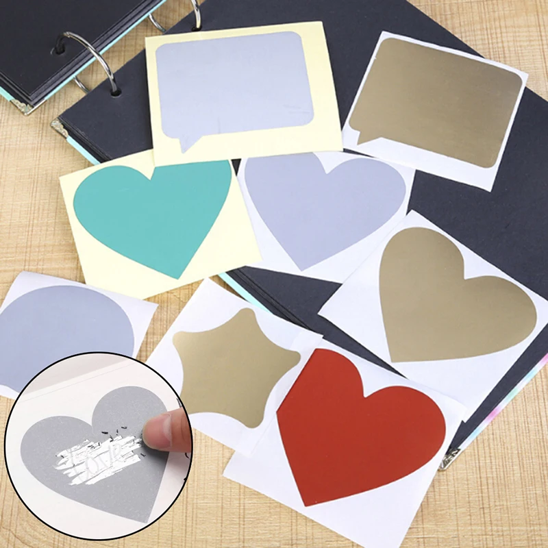 Scratch Sticker DIY Valentine's Day Postcards Coating Scratch Cards Message Hidden Surprises Vintage Postcards Set Drawing Toy
Scratch Sticker DIY Valentine's Day Postcards Coating Scratch Cards Message Hidden Surprises Vintage Postcards Set Drawing Toy