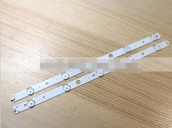 1 Pair x 40 inch DLED40GK4X10 Original LED Strips w/ Optical Lens Fliter TV Panel Backlight Lamps Total 10 LED Beads 822mm
1 Pair x 40 inch DLED40GK4X10 Original LED Strips w/ Optical Lens Fliter TV Panel Backlight Lamps Total 10 LED Beads 822mm