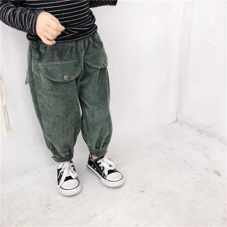 Autumn winter kids fashion corduroy soft pants 2-6Y baby girls boys casual trousers children all-match pants clothes
Autumn winter kids fashion corduroy soft pants 2-6Y baby girls boys casual trousers children all-match pants clothes