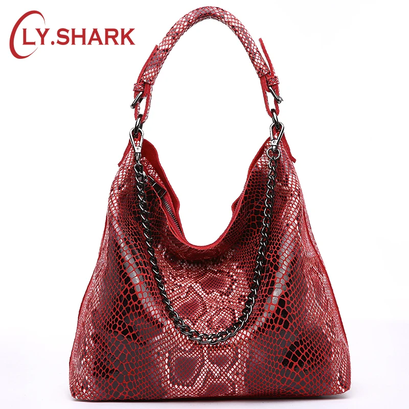LY.SHARK Genuine Leather Bags For Women 2018 Handbag With Serpentine Pattern Leather Bag Hobos Tote Bag Summer Messenger Bag
LY.SHARK Genuine Leather Bags For Women 2018 Handbag With Serpentine Pattern Leather Bag Hobos Tote Bag Summer Messenger Bag