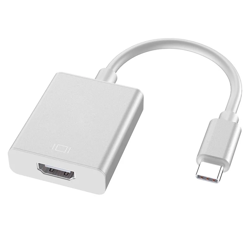 Typc-C to HDMI Female Adapter Cable USB-C 3.1 to HDMI Converter Adapter with Alloy Shell for Notebook
Typc-C to HDMI Female Adapter Cable USB-C 3.1 to HDMI Converter Adapter with Alloy Shell for Notebook