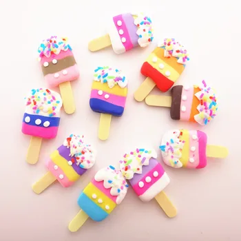 10pcs/lot 17*34MM Mix Colors Kawaii Soft Clay Rainbow Ice Cream Cabochons Handmade Resin Material DIY Hair Bow Decorative
10pcs/lot 17*34MM Mix Colors Kawaii Soft Clay Rainbow Ice Cream Cabochons Handmade Resin Material DIY Hair Bow Decorative