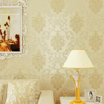 New 10m Modern Luxury Non-woven Damask Textured Embossed Flocking Wallpaper Roll
New 10m Modern Luxury Non-woven Damask Textured Embossed Flocking Wallpaper Roll
