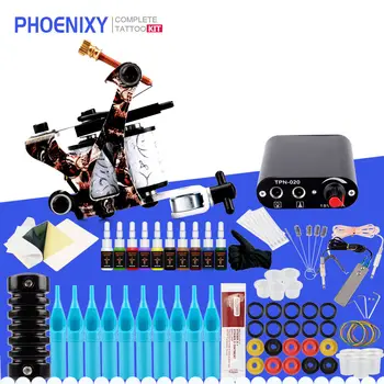 Starter Tattoo Kit 8 Wrap Coils Tattoo Gun Machine Set 20 Colors Ink Power Supply Grips Needles Tips Tatu Tattoo Supplies Kit
Starter Tattoo Kit 8 Wrap Coils Tattoo Gun Machine Set 20 Colors Ink Power Supply Grips Needles Tips Tatu Tattoo Supplies Kit