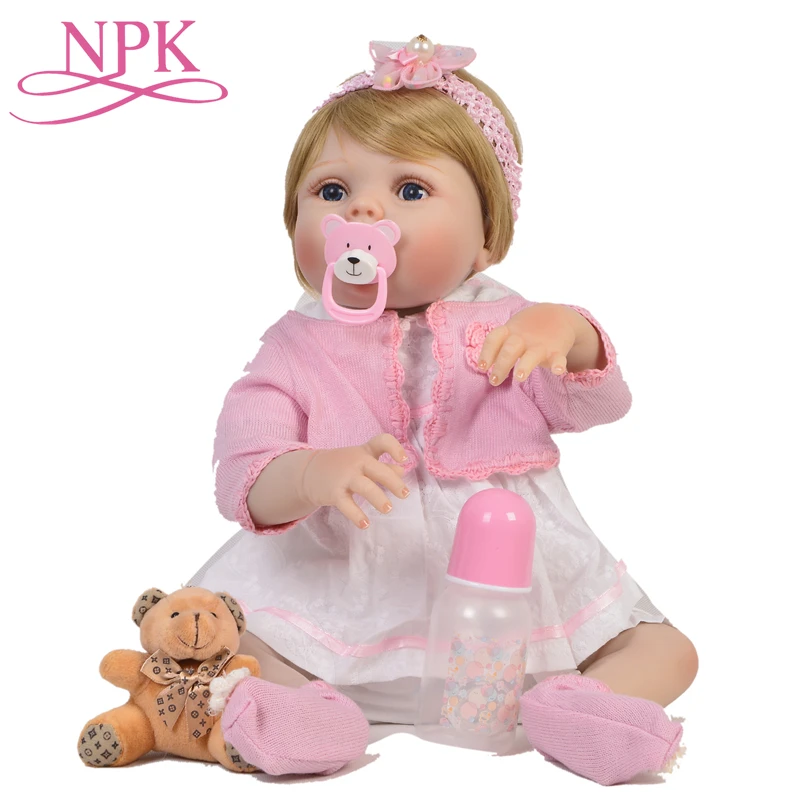NPK bebes 57CM Full Boby Silicone Reborn Dolls Soft Baby Dolls Toys Adorable Lifelike Newborn Princess Doll Bonecas Toys Girl
NPK bebes 57CM Full Boby Silicone Reborn Dolls Soft Baby Dolls Toys Adorable Lifelike Newborn Princess Doll Bonecas Toys Girl