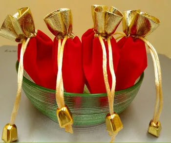 100pcs Velvet Gold Trim Drawstring Jewelry Gift Bag/Pouch Jewelry Packaging Bags Wedding Christmas Gift Decoration Packing Bags
100pcs Velvet Gold Trim Drawstring Jewelry Gift Bag/Pouch Jewelry Packaging Bags Wedding Christmas Gift Decoration Packing Bags