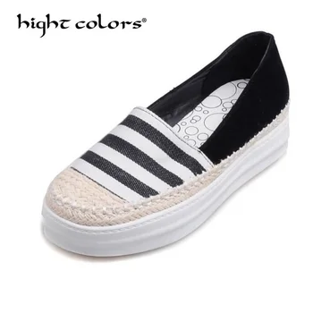 Canvas Espadrille Women Flats Slip On Straw Round Head Fisherman Loafers Shoes For 2019 Spring/Autumn Women Platform Loafers
Canvas Espadrille Women Flats Slip On Straw Round Head Fisherman Loafers Shoes For 2019 Spring/Autumn Women Platform Loafers