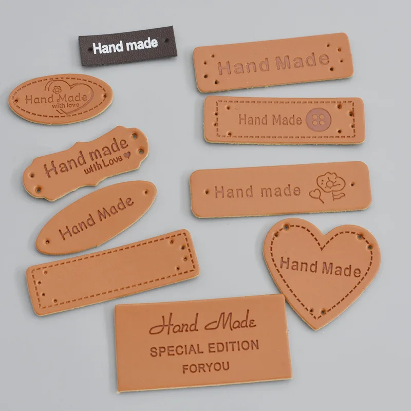 50Pcs/lot Handmade Clothes Labels Embossed Hand Made Letter Garment Labels For Bags Diy Sewing Materials
50Pcs/lot Handmade Clothes Labels Embossed Hand Made Letter Garment Labels For Bags Diy Sewing Materials