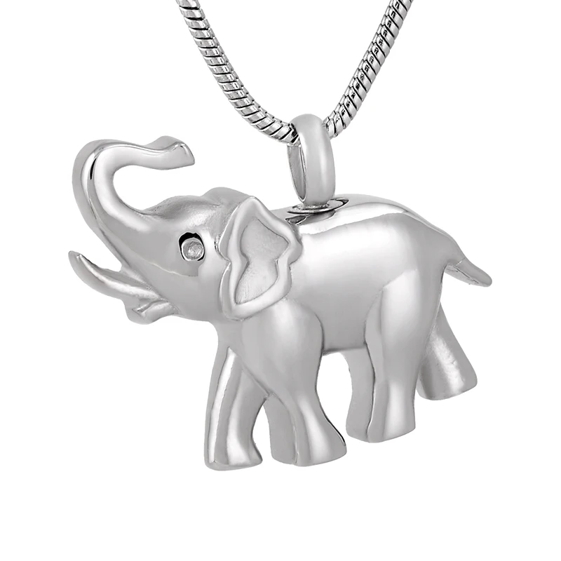 IJD9743 Silver Tone Elephant Stainless Steel cremation necklaces for ashes Pet Funeral Memorial Urn Keepsake Pendant -Engrvable
IJD9743 Silver Tone Elephant Stainless Steel cremation necklaces for ashes Pet Funeral Memorial Urn Keepsake Pendant -Engrvable