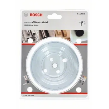 BOSCH 2608594243 Saw Crown 114mm Progressor Wood & Metal
BOSCH 2608594243 Saw Crown 114mm Progressor Wood & Metal