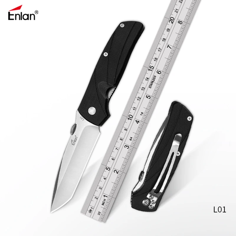 ENLAN L-01 Folding Knife Tactical Survival Knives Hunting Camping Multi High Hardness Military Rescue Knife Pocket Tool Dropship
ENLAN L-01 Folding Knife Tactical Survival Knives Hunting Camping Multi High Hardness Military Rescue Knife Pocket Tool Dropship