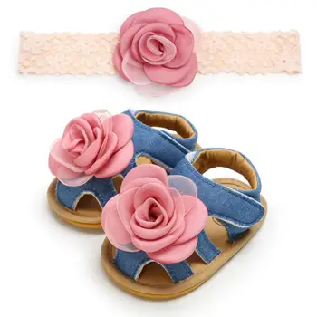 Newborn Summer Baby Crib Shoes Soft Bottom Anti-slip Shoes Footwear 3D Flower Girl Shoes Flower Headband
Newborn Summer Baby Crib Shoes Soft Bottom Anti-slip Shoes Footwear 3D Flower Girl Shoes Flower Headband