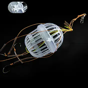 Spherical 1Pcs/Set Sea Monster with 6 Strong Fishing Hooks Carbon Steel Plastic Carp Fishing2.17 * 2.56 Fishhooks Fishing Tackle
Spherical 1Pcs/Set Sea Monster with 6 Strong Fishing Hooks Carbon Steel Plastic Carp Fishing2.17 * 2.56 Fishhooks Fishing Tackle