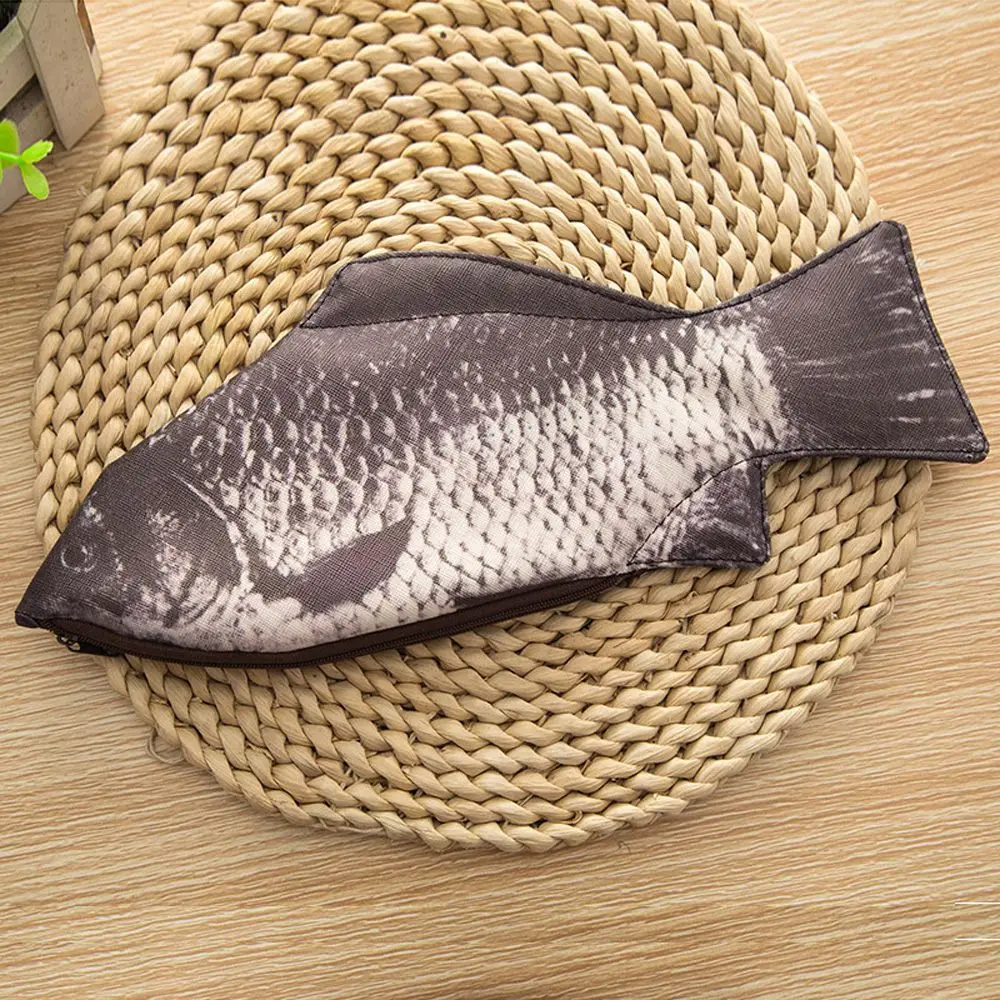 1PC Fish Shape Zipper Pencil Case Large Capacity Pen Bag Cosmetic Brushes Storage Bag Office School Supplies Funny Pencil box
1PC Fish Shape Zipper Pencil Case Large Capacity Pen Bag Cosmetic Brushes Storage Bag Office School Supplies Funny Pencil box