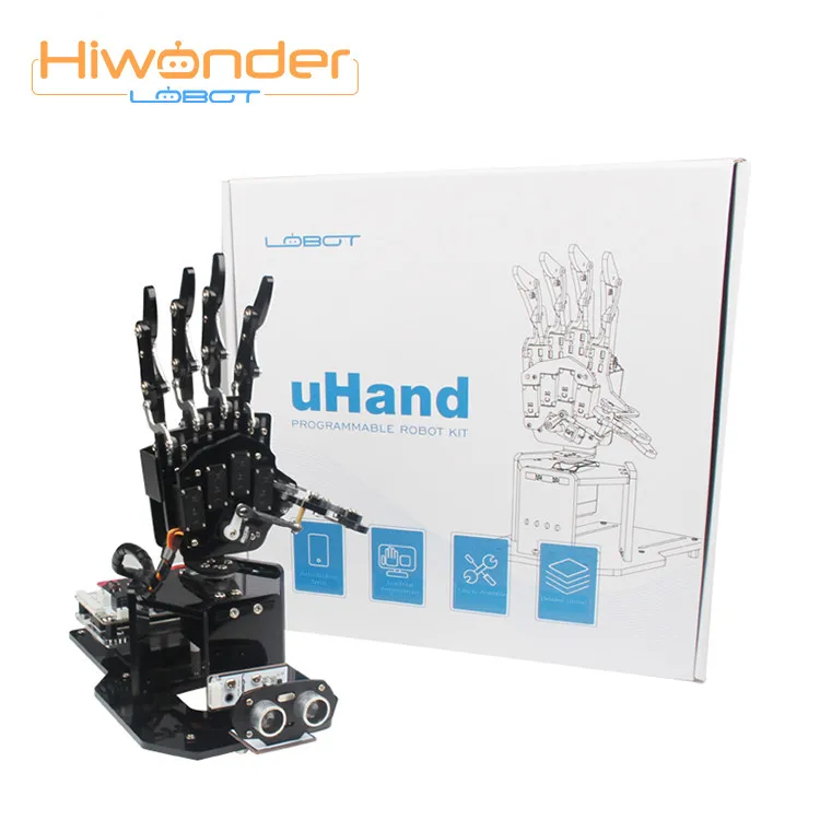 Micro:bit open source robot palm uHandbit/Maker educational programmable microbit robot learning kit
Micro:bit open source robot palm uHandbit/Maker educational programmable microbit robot learning kit