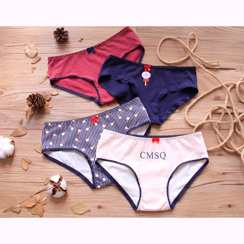 2019 Girls Underwear 4pc/lot lovely 95% cotton panties Waist Briefs Young Girl teenagers Pants children students Lollipop
2019 Girls Underwear 4pc/lot lovely 95% cotton panties Waist Briefs Young Girl teenagers Pants children students Lollipop
