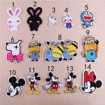 Cute Cartoon Animal Patches Rabbit Mickey Embroidered Cloth Sticker For Kids Hot Heat Transfer Iron On Clothing Bag 
Cute Cartoon Animal Patches Rabbit Mickey Embroidered Cloth Sticker For Kids Hot Heat Transfer Iron On Clothing Bag