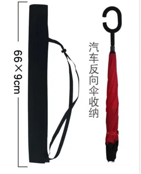Reverse Double Windproof Rain Umbrella Bag Carry Case with Shoulder Strap Dust Covers 66*9cm
Reverse Double Windproof Rain Umbrella Bag Carry Case with Shoulder Strap Dust Covers 66*9cm