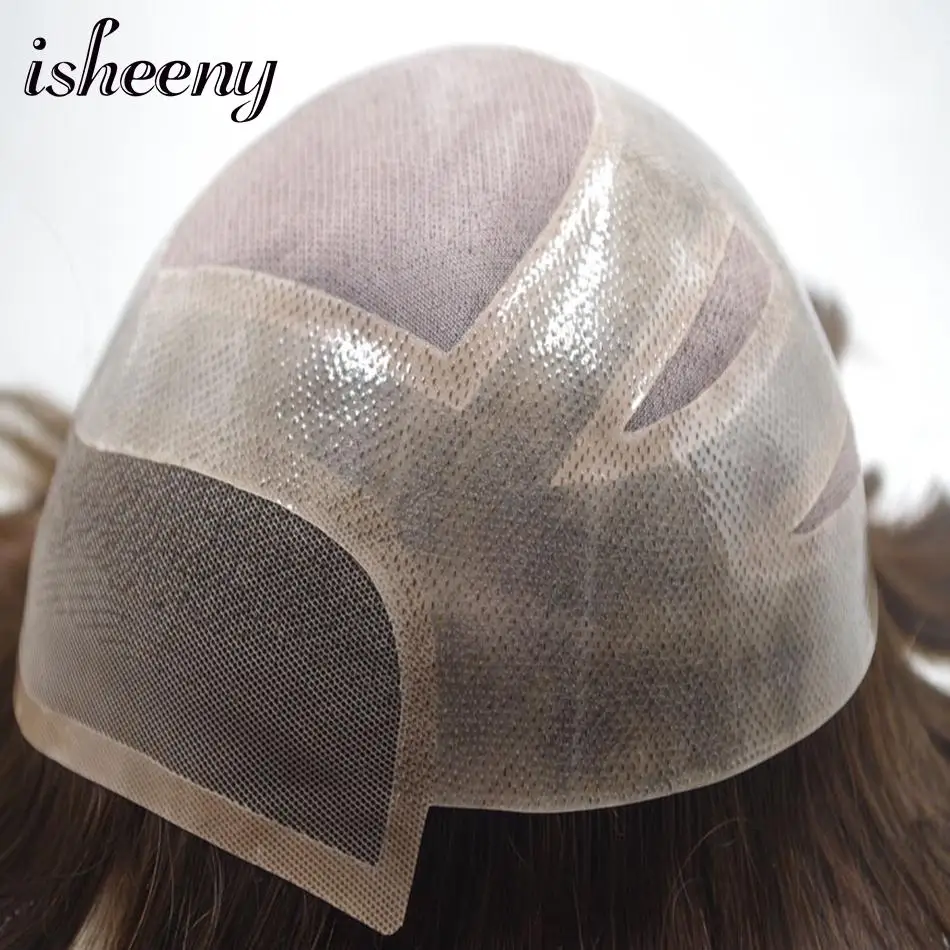 Isheeny 120% MONO Mens Toupee 1B# 2# Indian Remy Human Hair with Natural Hailine Breathable Mono Net Men Toupee Wigs
Isheeny 120% MONO Mens Toupee 1B# 2# Indian Remy Human Hair with Natural Hailine Breathable Mono Net Men Toupee Wigs