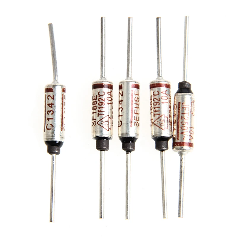New 5pc Temperature Mini Fuse 250 V10A Thermal Metal Shell 192 Degree Temp Micro Cut
New 5pc Temperature Mini Fuse 250 V10A Thermal Metal Shell 192 Degree Temp Micro Cut
