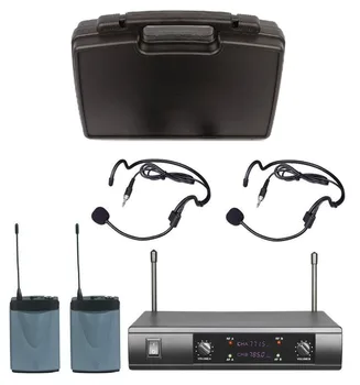 Bolymic Professional UHF Wireless Dual Headset Headworn Microphone w Carry Case
Bolymic Professional UHF Wireless Dual Headset Headworn Microphone w Carry Case
