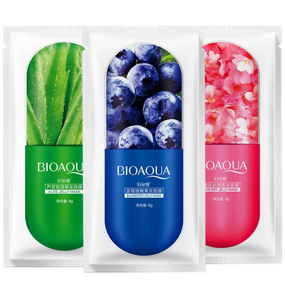 BIOAOUA 5pcs/set Facial Jelly Mask Moisturing Deep Moisturizing Hydrating Face Mask Prevent & Refine Aging Anne
BIOAOUA 5pcs/set Facial Jelly Mask Moisturing Deep Moisturizing Hydrating Face Mask Prevent & Refine Aging Anne