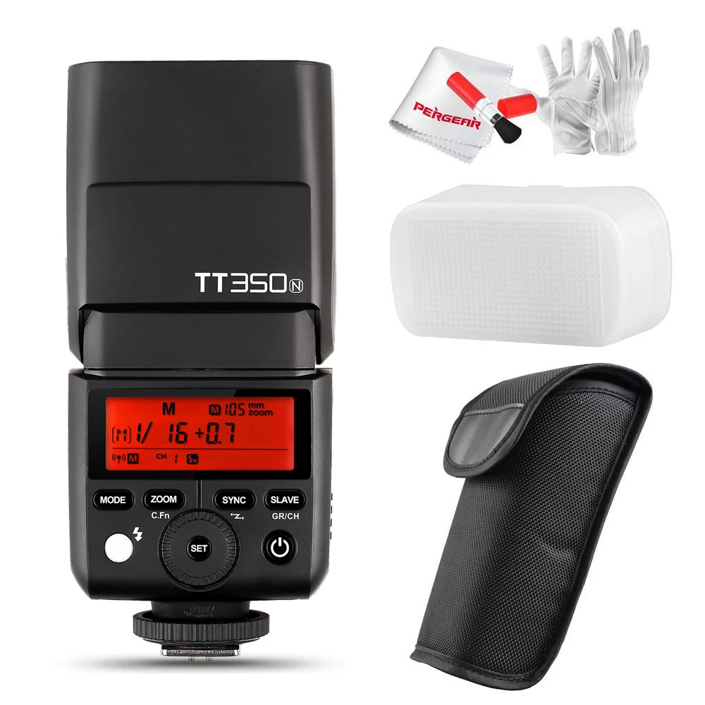 Godox TT350N Speedlite Flash TTL HSS 1/8000s for Nikon D750 D7000 D7100 D7200 D5100 D5200 D5000 D300 D300S D3200 D3100 D200 D800
Godox TT350N Speedlite Flash TTL HSS 1/8000s for Nikon D750 D7000 D7100 D7200 D5100 D5200 D5000 D300 D300S D3200 D3100 D200 D800