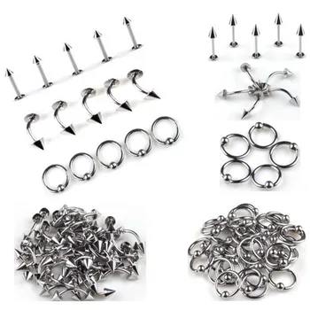 Mix Piercing Wholesale 180Pcs/lot Surgical Stainless Steel Lip Piercing Labret Eyebrow Jewelry Ear Tragus Piercing Body Jewlery
Mix Piercing Wholesale 180Pcs/lot Surgical Stainless Steel Lip Piercing Labret Eyebrow Jewelry Ear Tragus Piercing Body Jewlery
