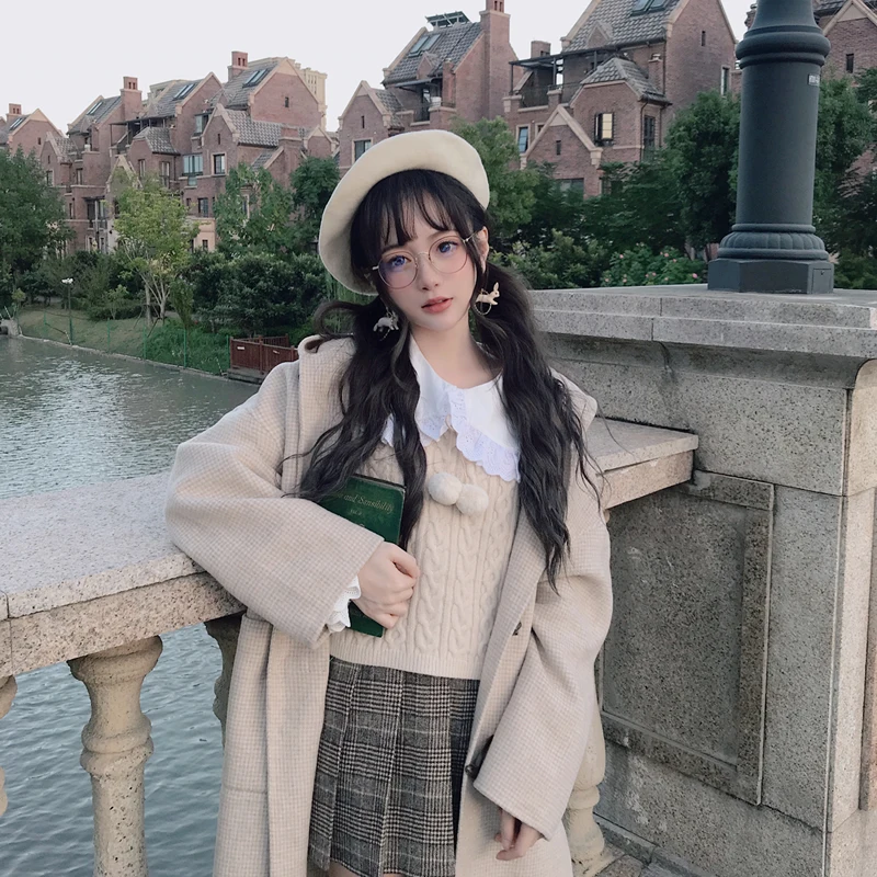 KEQI Bobon21 Fashion Sweater Vest Solid Loose Overcoat Women V-Neck Knitted Wool Coat Winter Warm Female Pullover Vests T1663
KEQI Bobon21 Fashion Sweater Vest Solid Loose Overcoat Women V-Neck Knitted Wool Coat Winter Warm Female Pullover Vests T1663